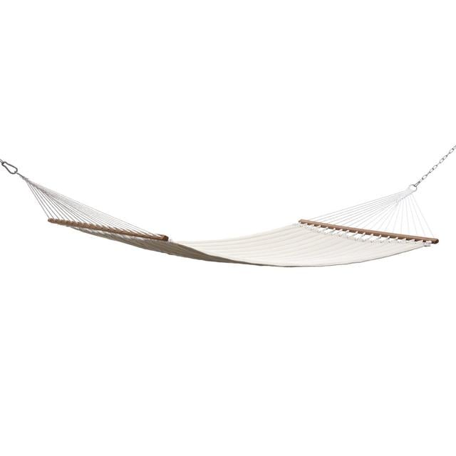 Abrah Double Classic Hammock Dakota Fields Colour (Fabric): Beige on Productcaster.