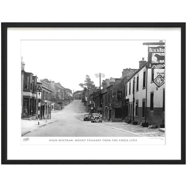 'High Bentham, Mount Pleasant from the Cross C1955' - Picture Frame Photograph Print on Paper The Francis Frith Collection Size: 40cm H x 50cm W x 2.3 on Productcaster.