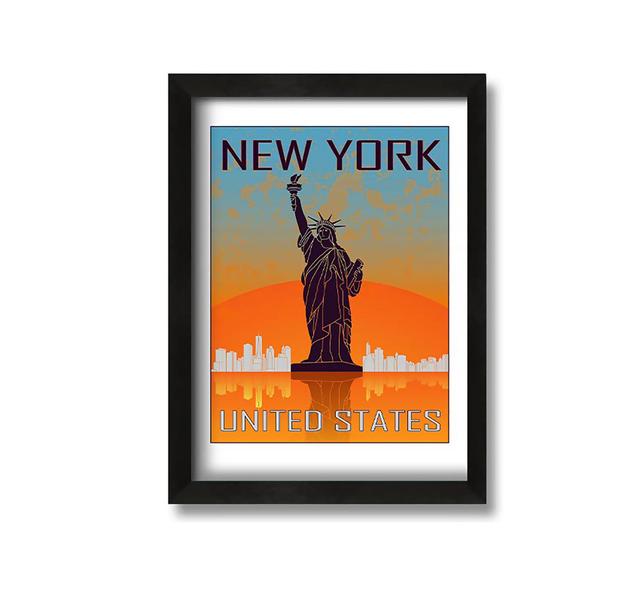 Statue of Liberty - Picture Frame Graphic Art on Canvas ClassicLiving on Productcaster.