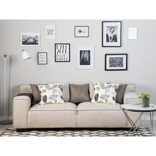 Sofa Samiyah ModernMoments Polsterfarbe: Beige on Productcaster.