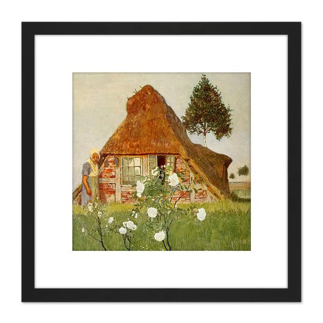 Abendsonne Im Moor House Woman by Vogeler - Single Picture Frame Painting Brambly Cottage on Productcaster.