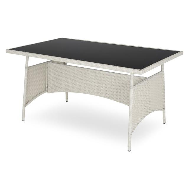 Table Horne L.150 L.90 H.75 Grey House of Hampton on Productcaster.