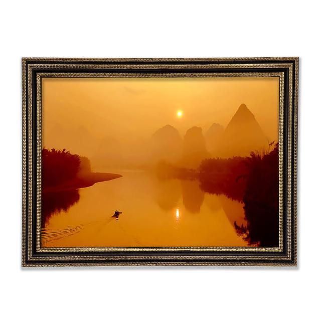 Single Picture Frame Art Prints Ebern Designs Format: Black Gold Framed Paper, Size: 59.7cm H x 84.1cm W x 3cm D on Productcaster.