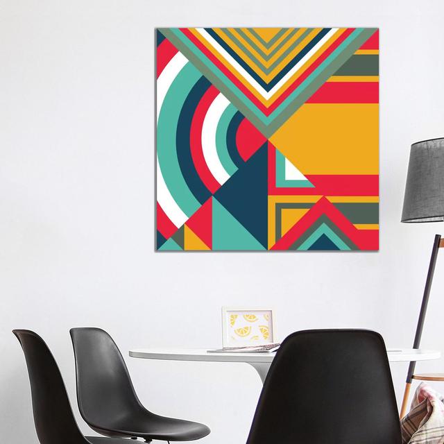 Tribal I Ivy Bronx Size: 93.98cm H x 93.98cm W, Format: Wrapped Canvas on Productcaster.