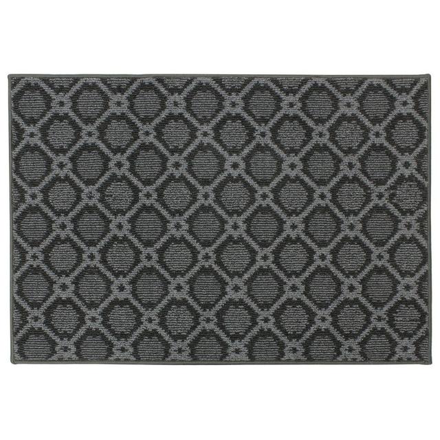 Florance Mercury Doormat JVL Colour: Grey, Mat Size: 0.5cm H x 120cm W x 80cm L on Productcaster.