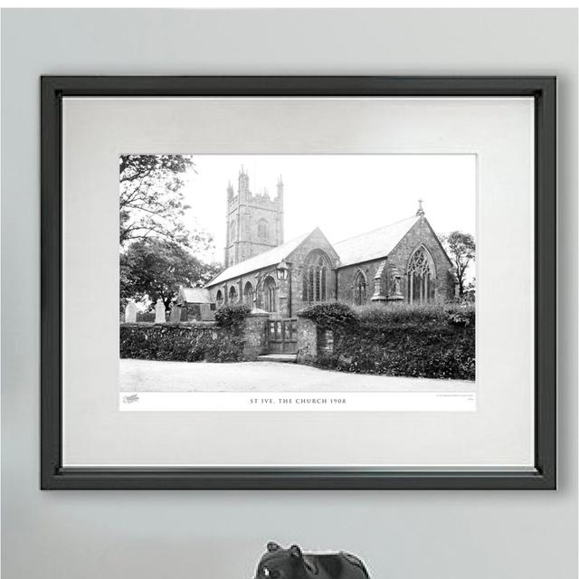 'St Ive, the Church 1908' by Francis Frith - Picture Frame Photograph Print on Paper The Francis Frith Collection Size: 45cm H x 60cm W x 2.3cm D on Productcaster.