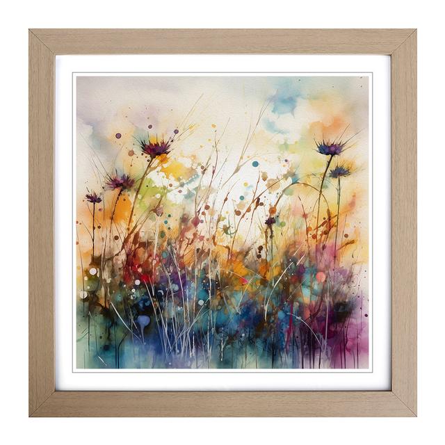 Meadow No.4 - Single Picture Frame Art Prints on Wood Marlow Home Co. Format: Oak on Productcaster.