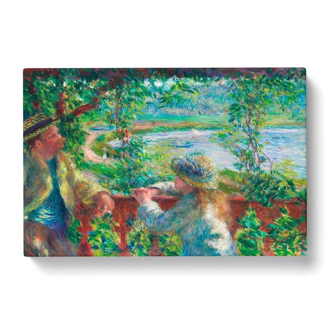 Near The Lake by Pierre-Auguste Renoir - Wrapped Canvas Painting East Urban Home Size: 40cm H x 60cm W x 3cm D on Productcaster.