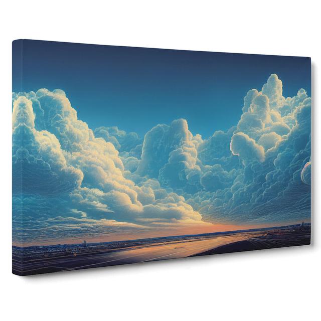 Legendary Clouds - Wrapped Canvas Graphic Art Latitude Run Size: 35cm H x 50cm W x 3cm D on Productcaster.