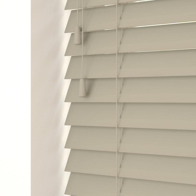 Semi-Sheer Venetian Blind Symple Stuff Finish: Dune, Size: 130 cm L x 110 cm W on Productcaster.