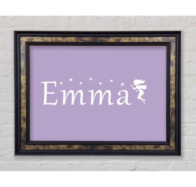 Your Name In Fairy Dust - Print Bright Star Size: 42.1cm H x 59.7cm W x 8cm D, Colour: Lilac on Productcaster.