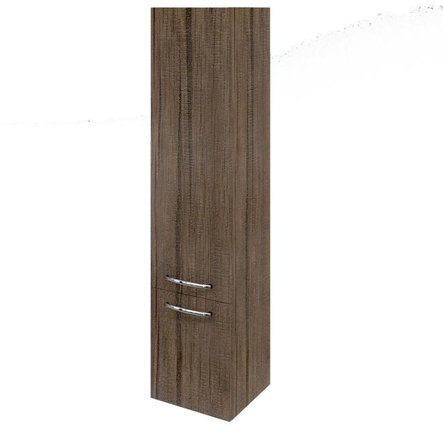 Trejo 35Cm W x 150Cm H x 33Cm D Wall Mounted Tall Bathroom Cabinet Ebern Designs Orientation: Right, Finish: White on Productcaster.