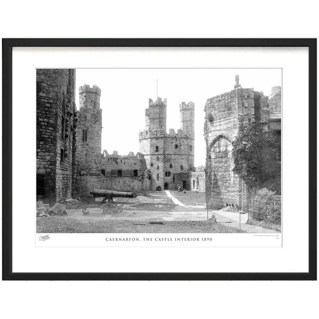 'Caernarfon, the Castle Interior 1890' - Picture Frame Photograph Print on Paper The Francis Frith Collection Size: 60cm H x 80cm W x 2.3cm D on Productcaster.