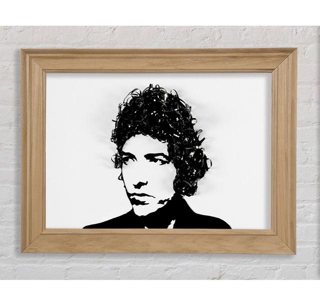 Bob Dylan - Einzelne Bilderrahmen Kunstdrucke Bright Star Größe: 29,7 cm H x 42 cm B x 8 cm T on Productcaster.