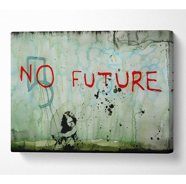 No Future Clean - Kunstdrucke auf Leinwand - Wrapped Canvas ClassicLiving Größe: 101,6 cm H x 142,2 cm B x 10 cm T on Productcaster.