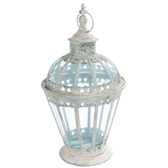 Decorative Venice Glass and Iron Lantern Symple Stuff on Productcaster.