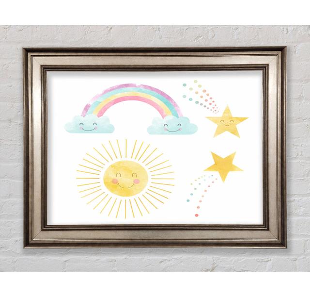 Single Picture Frame Art Prints Bright Star Size: 42cm H x 59.7cm W on Productcaster.