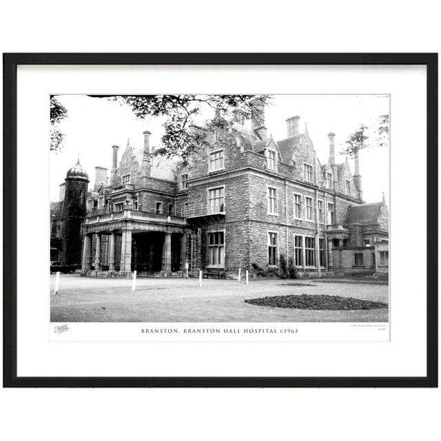 'Branston, Branston Hall Hospital C1965' - Picture Frame Photograph Print on Paper The Francis Frith Collection Size: 48.4cm H x 63.6cm W x 2.3cm D on Productcaster.