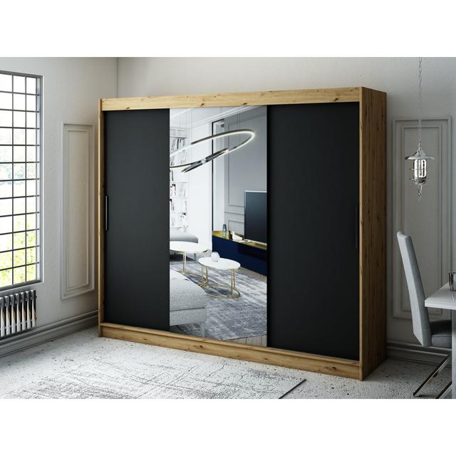 Lucasville Manufactured Wood Wardrobe Alpen Home Size: 200 H x 250 W x 62 D cm on Productcaster.