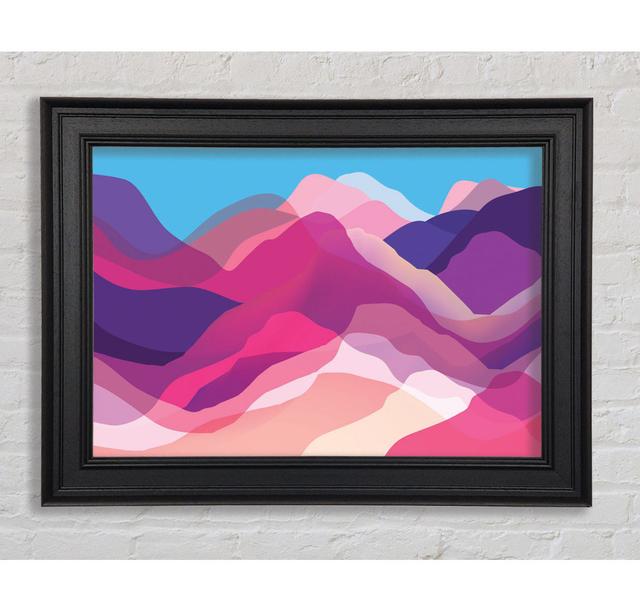 The Mountain Spectrum Framed Print Union Rustic Size: 59.7cm H x 84.1cm W x 8cm D, Format: Black Framed Paper on Productcaster.