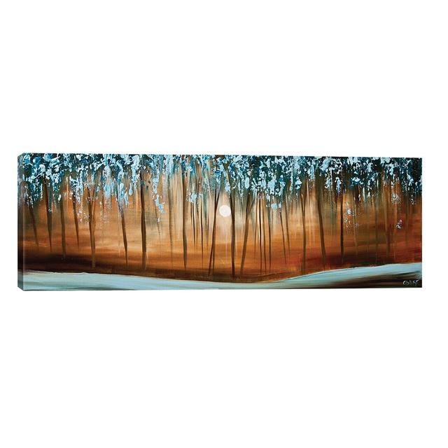 'Rainforest' Painting on Wrapped Canvas Brayden Studio Size: 30.48cm H x 91.44cm W x 3.81cm D on Productcaster.