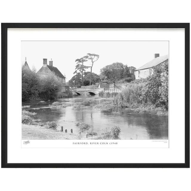 Fairford, River Coln C1948 by Francis Frith - Single Picture Frame Print The Francis Frith Collection Size: 40cm H x 50cm W x 2.3cm D on Productcaster.