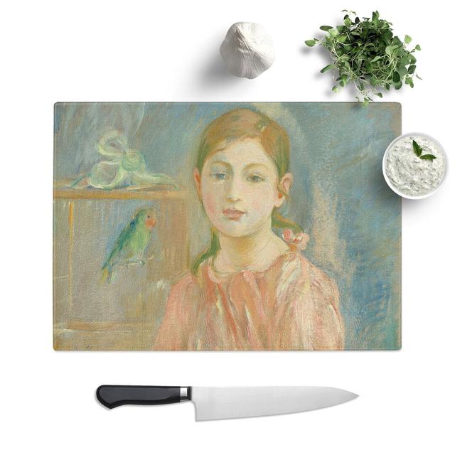 The Artist's Daughter by Berthe Morisot Chopping Board East Urban Home Size: 20cm W x 28.5cm L on Productcaster.