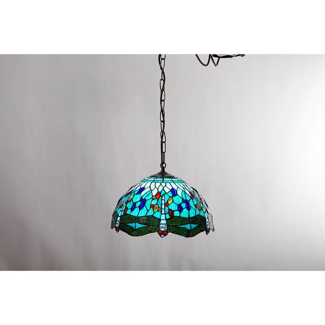 Huard Dragonfly 1-Light Dome Pendant Rosalind Wheeler Size: 75cm H x 40cm W x 40cm D on Productcaster.