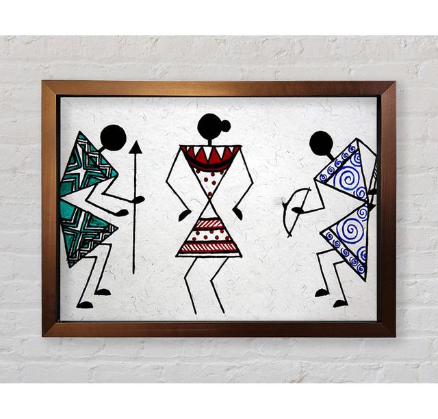 Warli-Albergo Dreams - Print Bright Star Size: 100cm H x 141.4cm W on Productcaster.