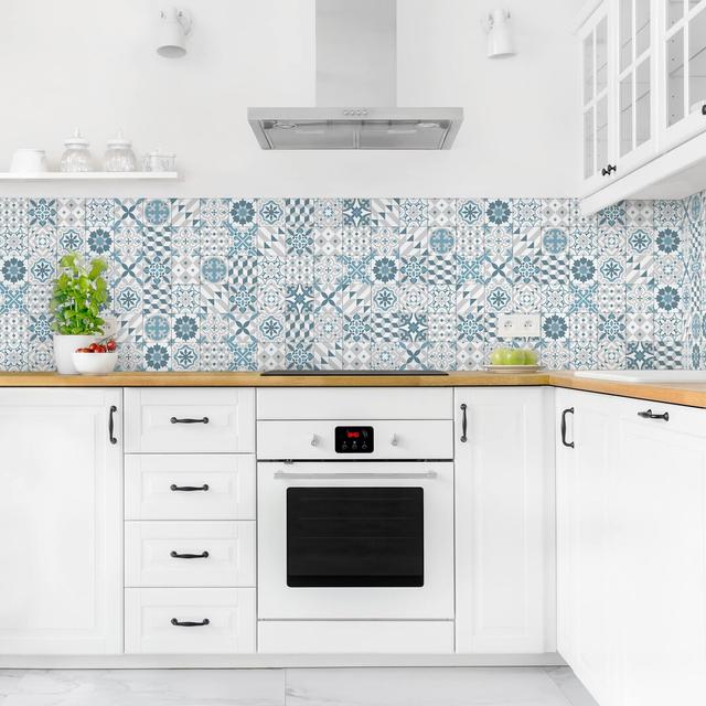 Cutter 70cm x 250cm PVC Tile Latitude Vive Colour: Blue on Productcaster.