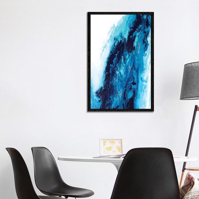 Poseidon - Print on Canvas Latitude Run Format: Black Framed, Size: 101.6cm H x 66.04cm W x 3.81cm D on Productcaster.