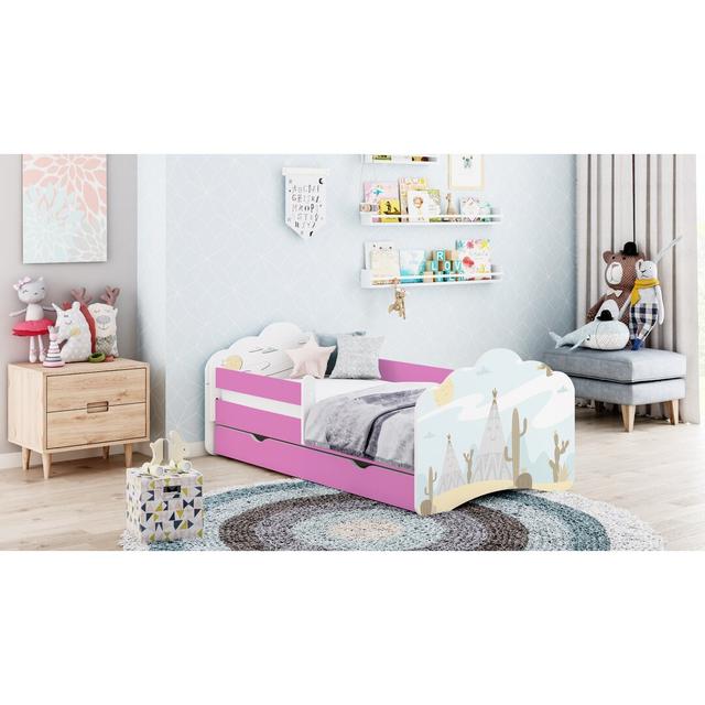 Quickep European Toddler Bed Frame Harriet Bee Colour (Bed Frame): Roses on Productcaster.