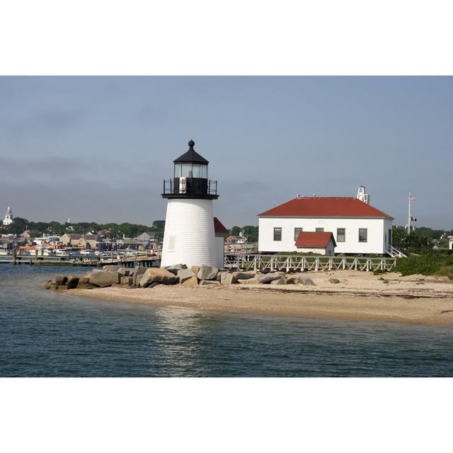 Nantucket Island Lighthouse, Brant Point by PhotoRx - No Frame Print on Canvas Breakwater Bay Size: 61cm H x 91cm W on Productcaster.