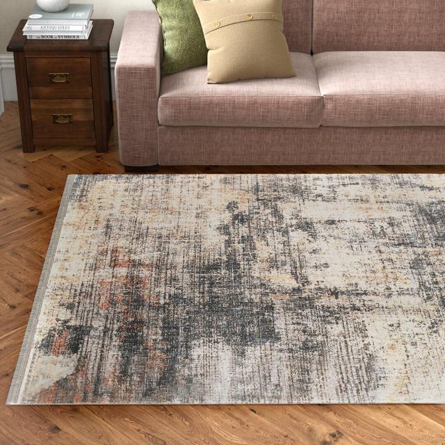 Kaniel Solist Hand Knotted Brown/Grey Rug Lark Manor Rug Size: Rectangle 140 x 200cm on Productcaster.