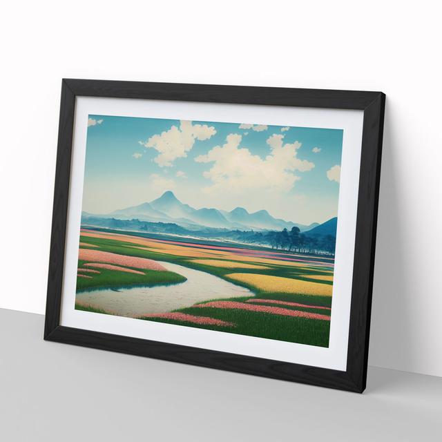 Mountain River Vol.1 Alpen Home Frame Colour: Black Framed, Size: 46cm H x 64cm W x 2cm D on Productcaster.