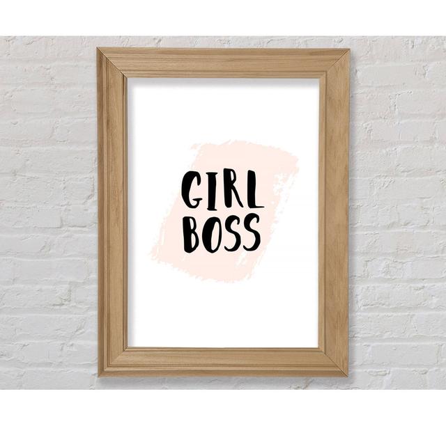 Girl Boss - Print Bright Star Size: 142.2cm H x 84.1cm W x 8cm D on Productcaster.