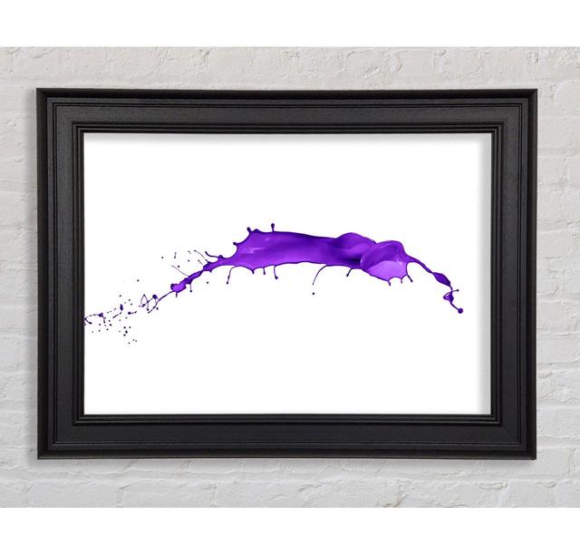 Purple Splash - Print Mercury Row Size: 42cm H x 59.7cm W on Productcaster.