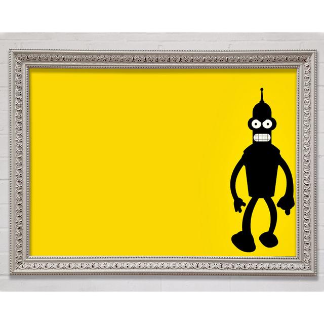 Futurama Bender Framed Print Rosalind Wheeler Size: 29.7cm H x 42cm W on Productcaster.