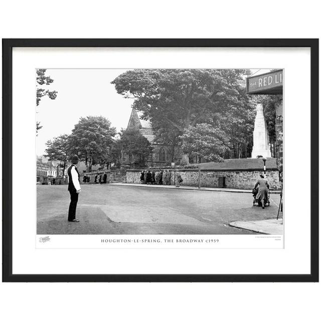 Houghton-Le-Spring, The Broadway C1959 by Francis Frith - Single Picture Frame Print The Francis Frith Collection Size: 45cm H x 60cm W x 2.3cm D on Productcaster.