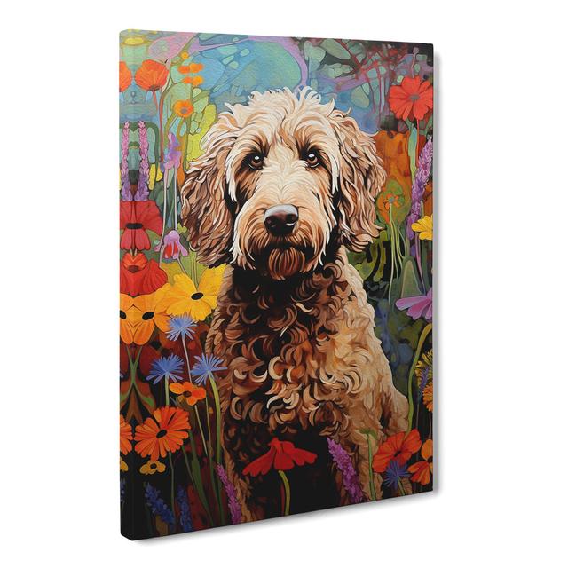 Labradoodle Contemporary No.2 - Print Marlow Home Co. Size: 50cm H x 35cm W x 3cm D on Productcaster.