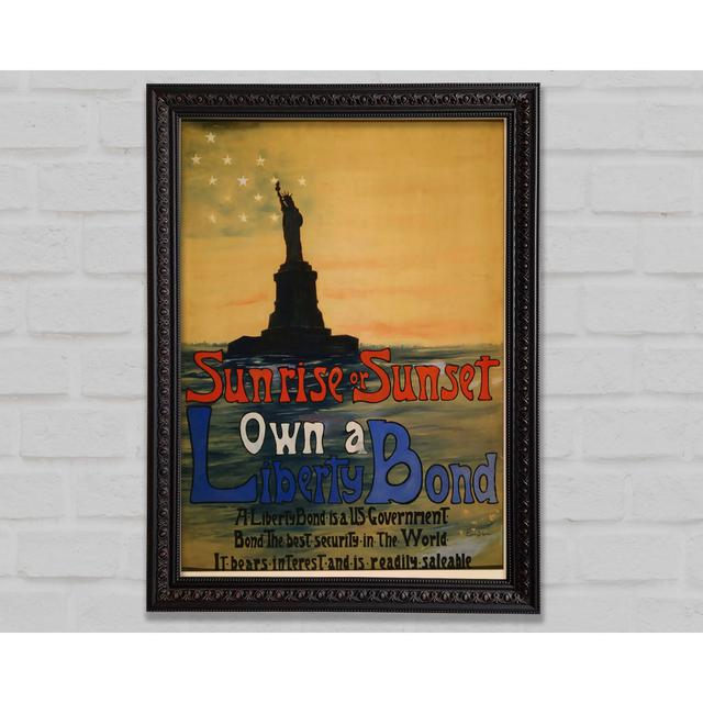 Own A Liberty Bond - Print Bright Star Size: 84.1cm H x 59.7cm W x 3cm D on Productcaster.