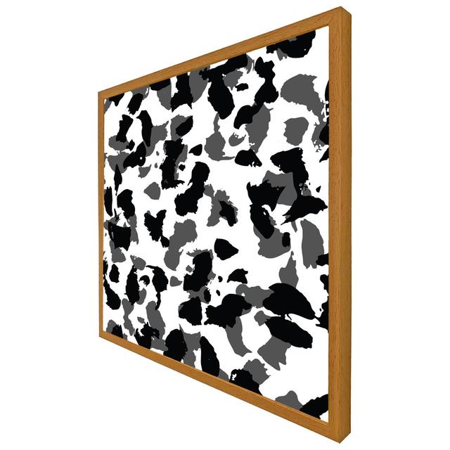 Dillonvale Animal Print - Single Picture Frame Art Prints Latitude Run Size: 31cm H x 31cm W x 4cm D, Frame Colour: Oak Framed on Productcaster.