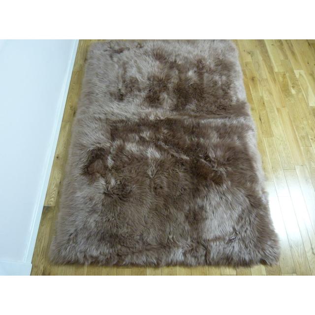 Otterburn Solid Colour 120Cm X 180Cm Taupe Area Rug Canora Grey on Productcaster.