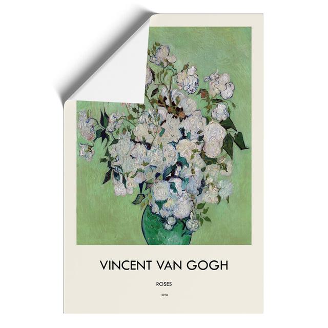 White Roses by Vincent Van Gogh - Unframed Painting East Urban Home Size: 42cm H x 30cm W x 0.1cm D on Productcaster.