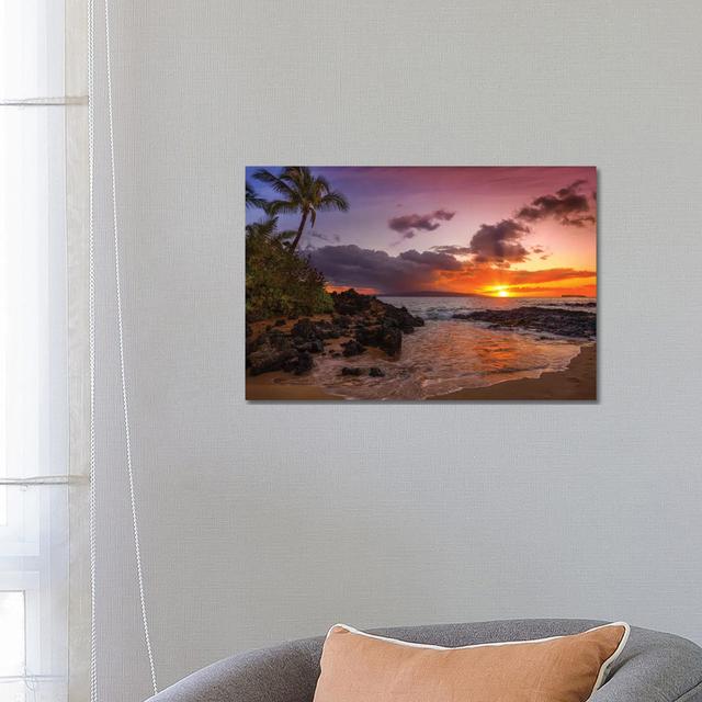 Sunset At Secret Beach House of Hampton Size: 45.72cm H x 66.04cm W x 1.91cm D on Productcaster.