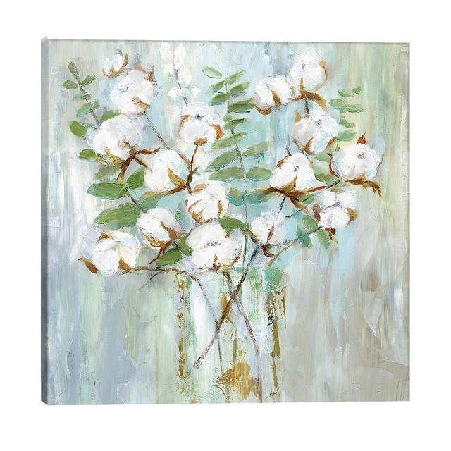 Cotton by Nan - Wrapped Canvas Painting Lily Manor Size: 66.04cm H x 66.04cm W x 3.81cm D on Productcaster.