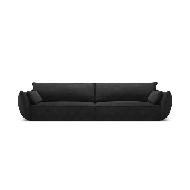 Sofa Alieza Brayden Studio Polsterfarbe: Schwarz on Productcaster.