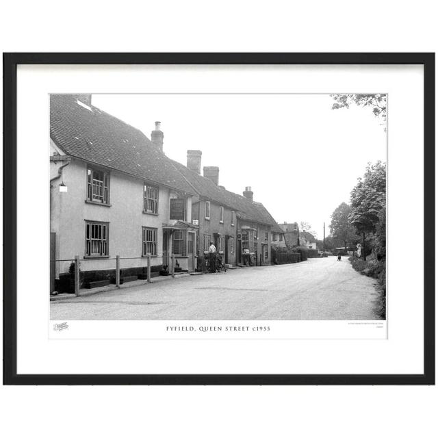 'Fyfield, Queen Street C1955' by Francis Frith - Picture Frame Photograph Print on Paper The Francis Frith Collection Size: 60cm H x 80cm W x 2.3cm D on Productcaster.