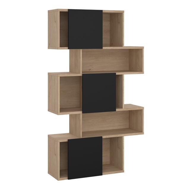 Adelmis Bookcase Latitude Run Colour: White, Size: 166cm H x 95.5cm W x 31.5cm D on Productcaster.