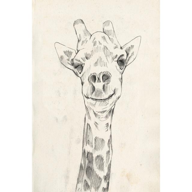 Giraffe Portrait I - Wrapped Canvas Art Prints Latitude Vive Size: 30cm H x 20cm W on Productcaster.